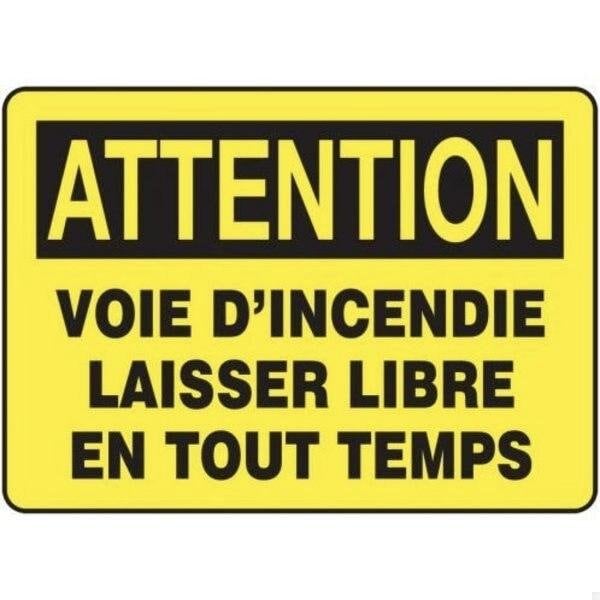 Accuform OSHA CAUTION SAFETY SIGN WHEELS MUST FRMVHR691VP - main